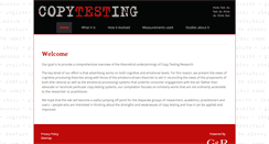 Desktop Screenshot of copytesting.org