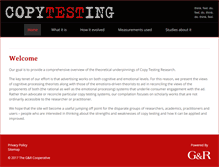 Tablet Screenshot of copytesting.org